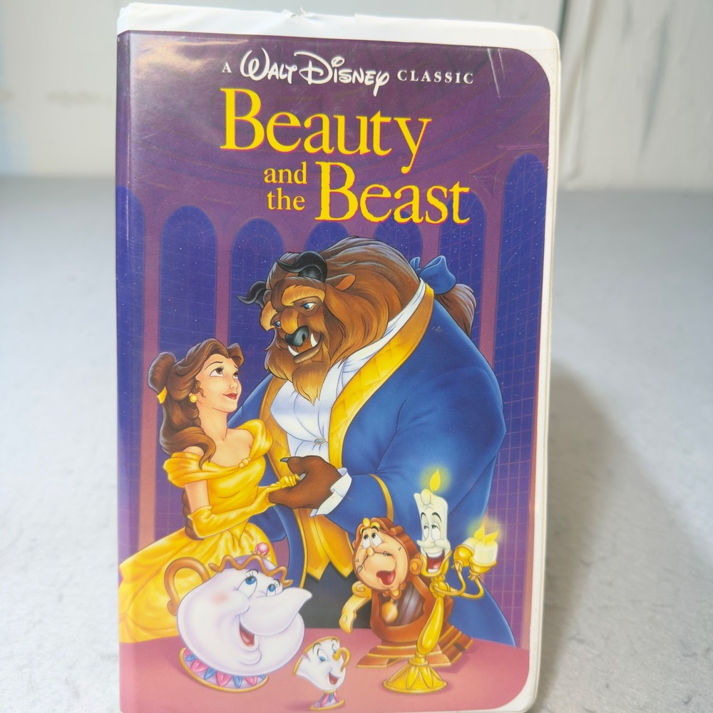 Walt Disney Classic Beauty and the Beast VHS 1992 Black Diamond Clamshell 1325-1